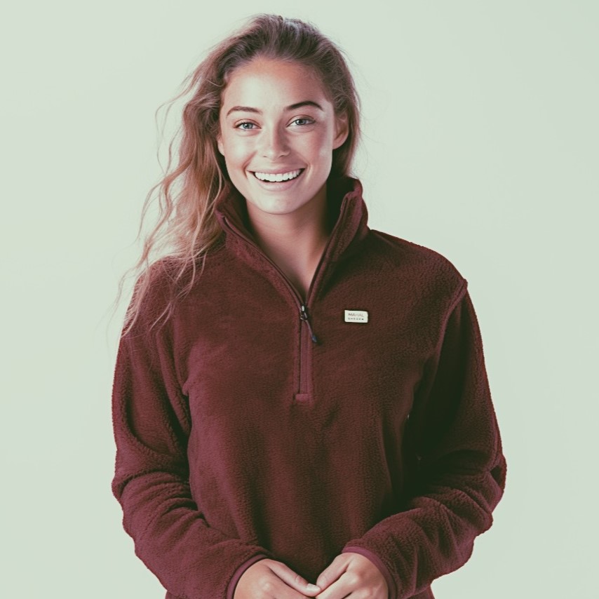 Maroon Sherpa Pullover