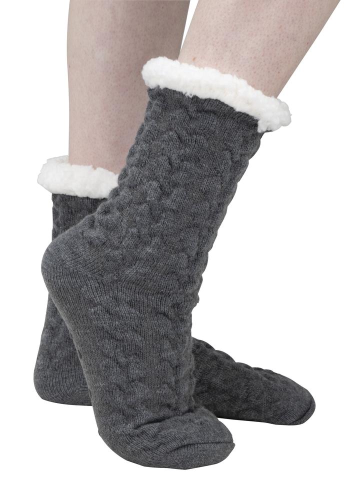 Sherpa-Lined Cozy Socks